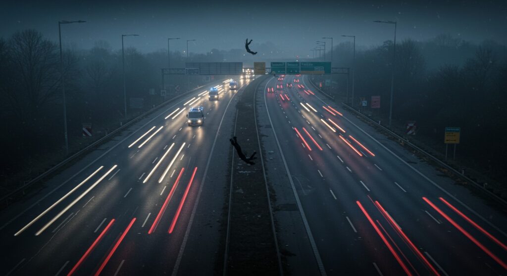 Drame sur A115 à Franconville : Homme Chute Mortelle