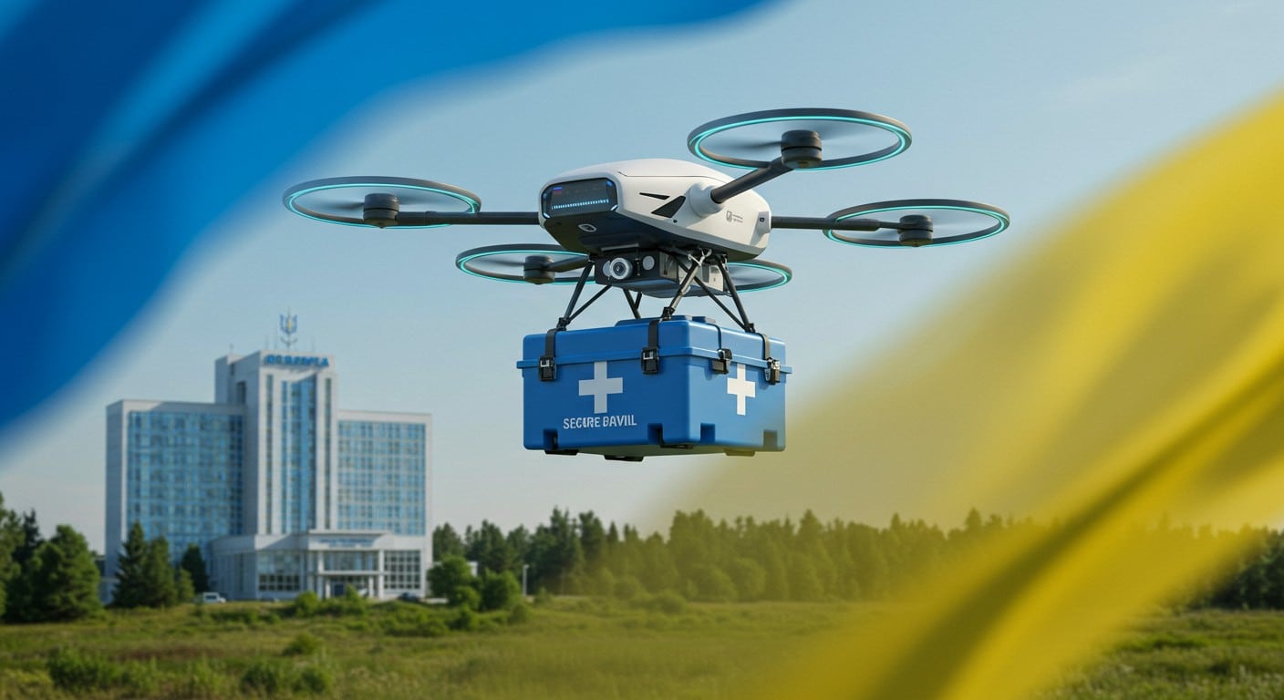 L'Ukraine adapte son drone militaire PD-2 pour transporter des organes, révolutionnant la logistique médicale. Découvrez cette innovation unique !