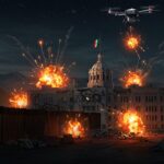 Drones Attaquent Bâtiments Judiciaires Tijuana Mexique