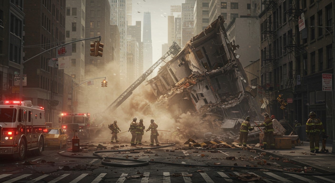 Effondrement d’un immeuble dans le Bronx à New York : explosion au gaz suspectée, le maire appelle à la prudence. Découvrez les détails et impacts.