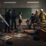 Élève de Troisième Blessée Camarade Ciseaux Paris