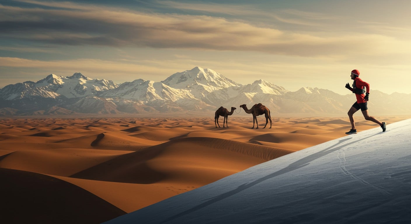 Découvrez l'incroyable parcours d'Elhousine Elazzaoui, du berger des dromadaires aux sommets du trail mondial. Double vainqueur de la Coupe du monde, une histoire inspirante de résilience et de passion.
