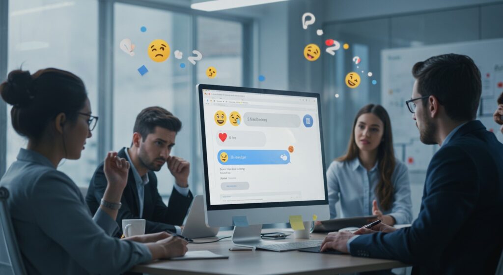 Émojis et Ponctuation : Les Tensions au Bureau