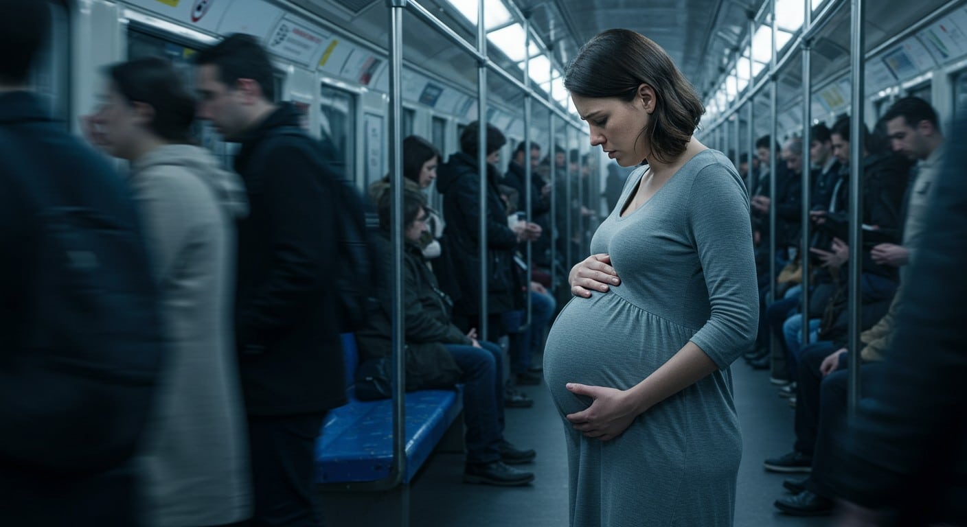 Enceinte dans le métro parisien ? Entre cohue et places rares, découvrez les défis des futures mamans et des solutions pour un trajet plus serein.