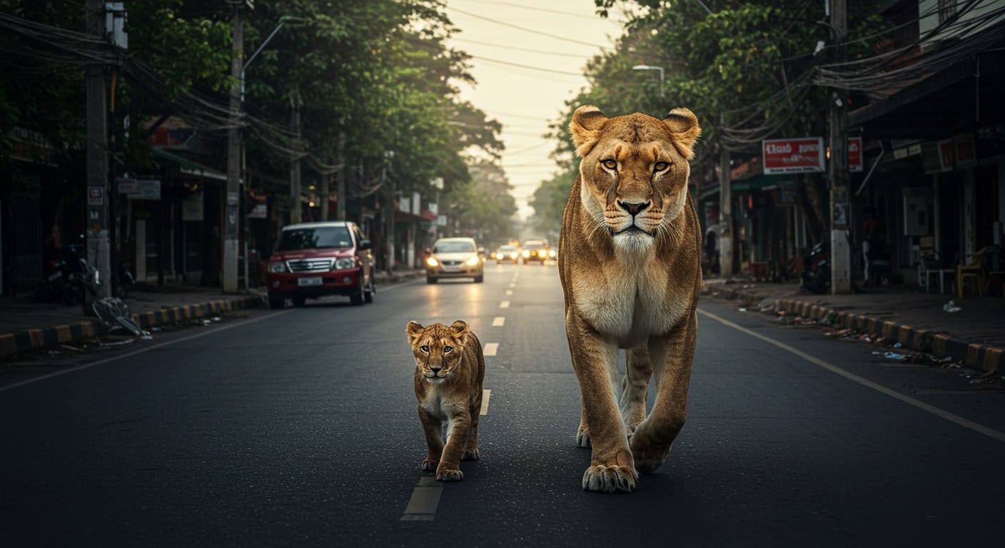 Un enfant blessé par une lionne en liberté en Thaïlande. Pourquoi les lois sur les animaux sauvages sont-elles si laxistes ? Découvrez les détails choquants.