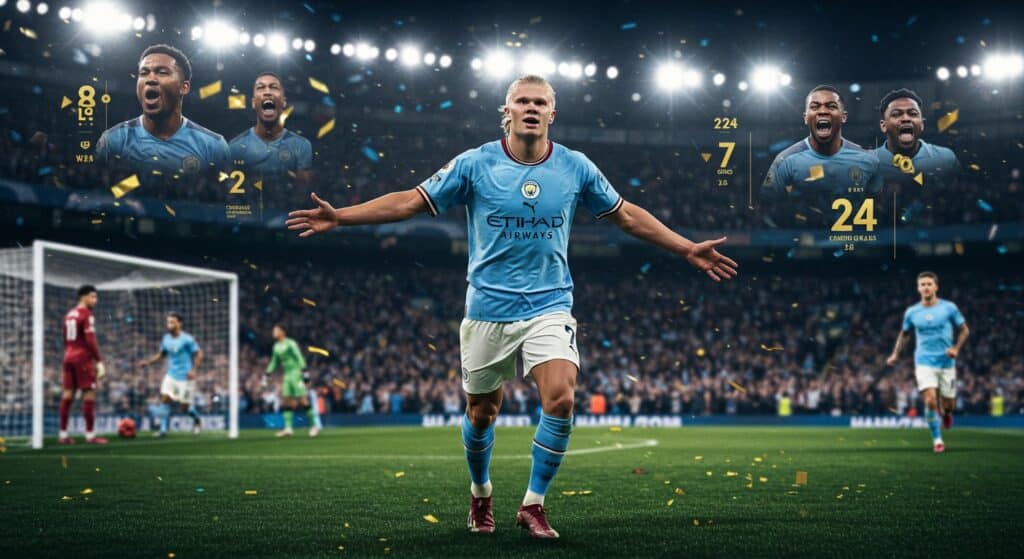 Erling Haaland Détrône Ronaldo avec 24 Buts