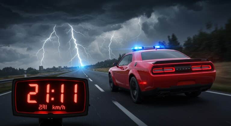 Excès de Vitesse à 211 km/h dans les Yvelines