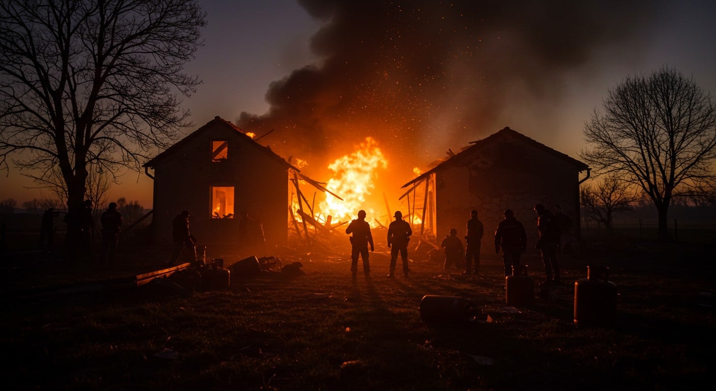 Découvrez les détails tragiques de l'explosion d'une ferme piégée en Italie, où trois policiers ont péri lors d'une expulsion forcée. Conflit familial, gaz et enquête en cours : un drame qui interroge la sécurité des forces de l'ordre.