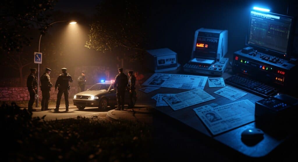 Faux Papiers Découverts Lors d’un Contrôle Routier à Antibes