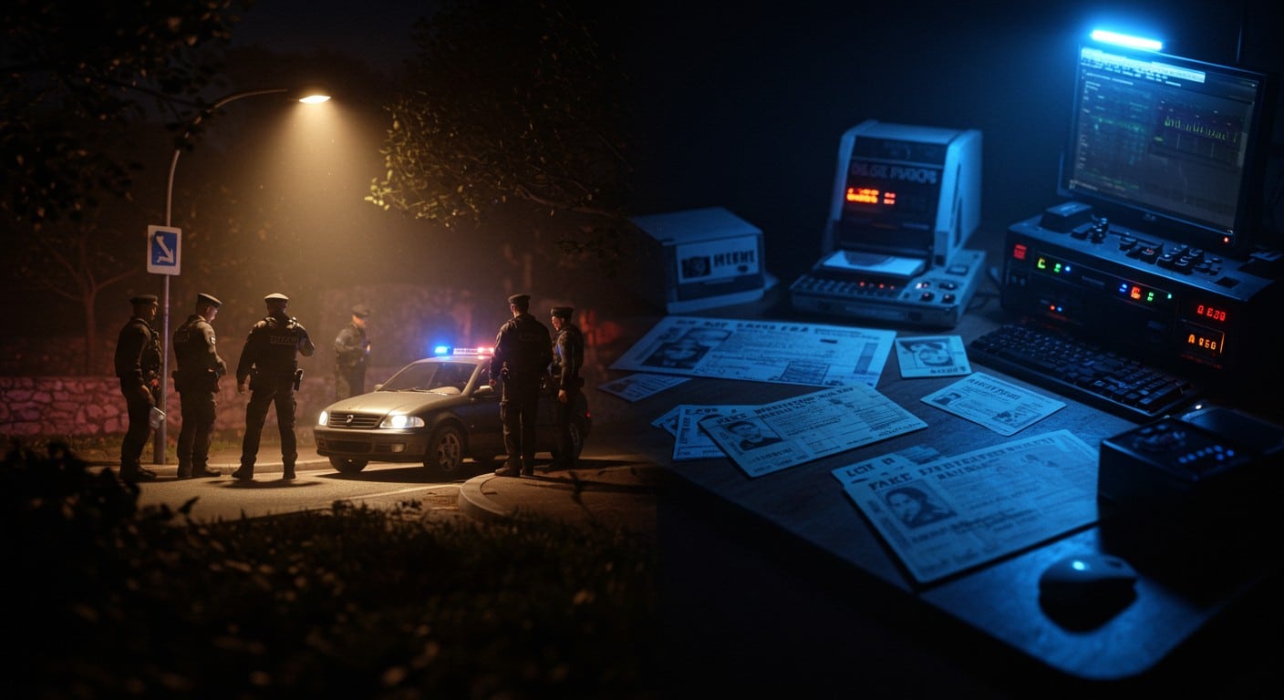 Un contrôle routier près d’Antibes révèle une fabrique de faux papiers. Découvrez comment une simple vérification a démasqué un réseau illégal.