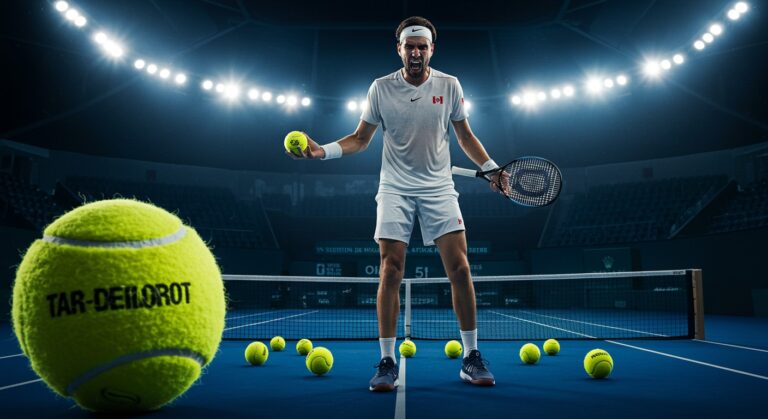 Félix Auger-Aliassime Critique Balles Rolex Paris Masters