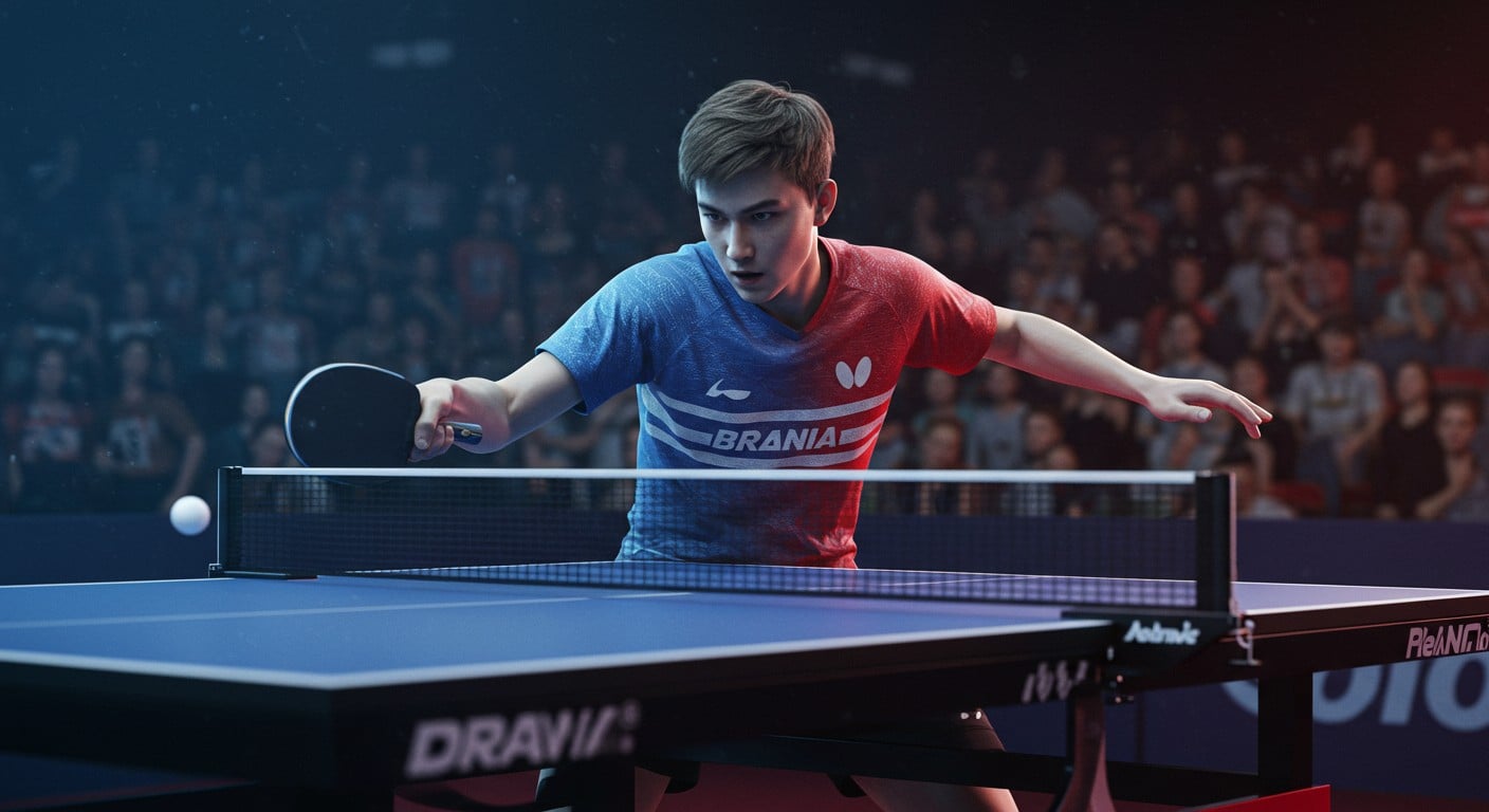 Félix Lebrun brille en finale du Grand Smash. Découvrez son ascension fulgurante et ses exploits face aux géants du tennis de table mondial.