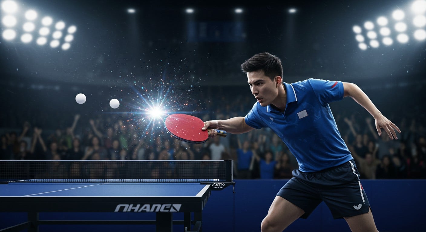 Félix Lebrun mène les Bleus en finale des Championnats d’Europe de tennis de table 2025, une première depuis 1998. Découvrez ce moment historique !