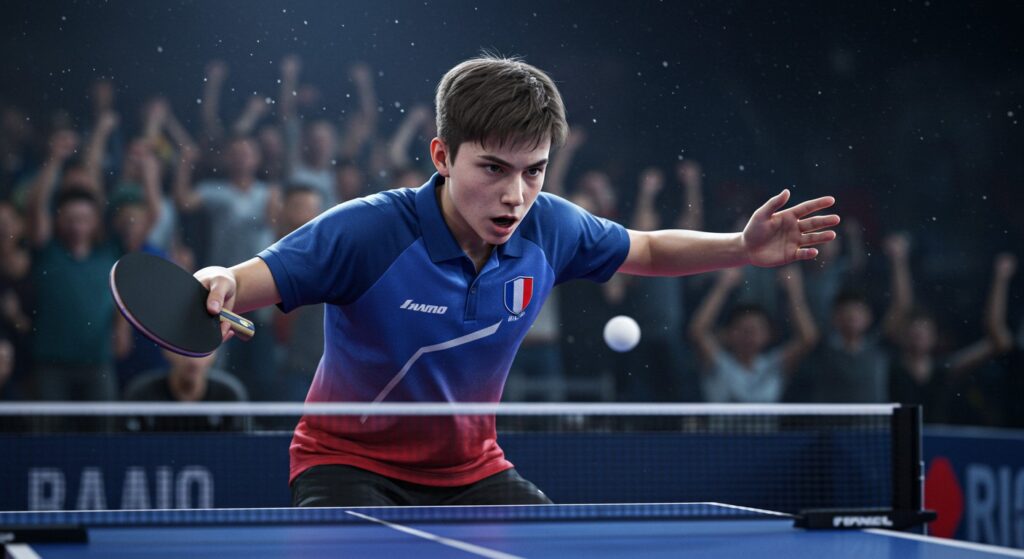 Félix Lebrun : Star du Tennis de Table à 19 Ans