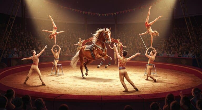 Festival de Cirque : Les Chevaux Remplacent les Animaux Sauvages