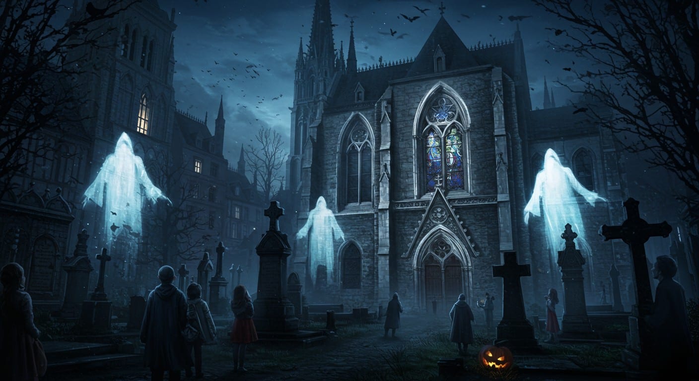 Découvrez les Fêtes macabres de l’Aître Saint-Maclou à Rouen : fantômapping, ateliers et visites nocturnes pour Halloween. Plongez dans l’ambiance médiévale !
