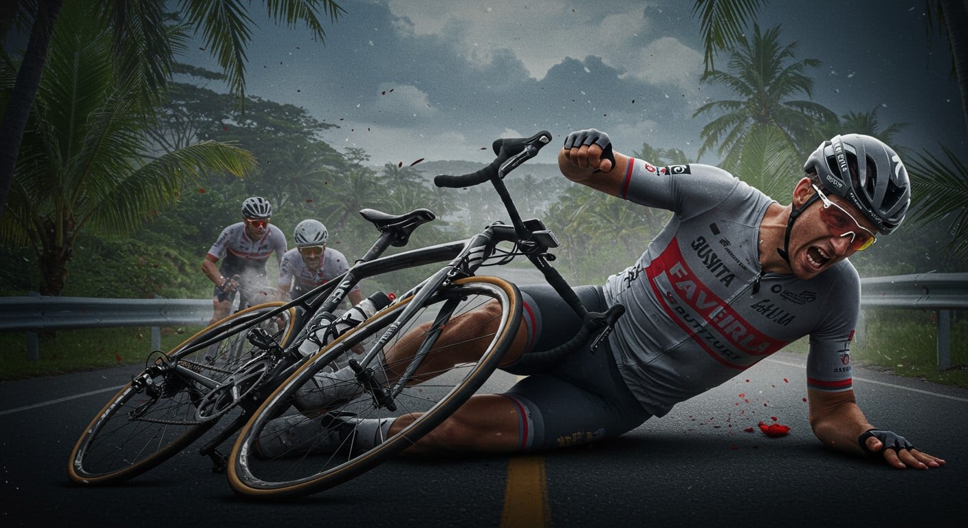 La légende du cyclisme Alexander Kristoff termine sa carrière sur une chute dramatique au Tour du Langkawi. Découvrez son parcours et ce dernier adieu.