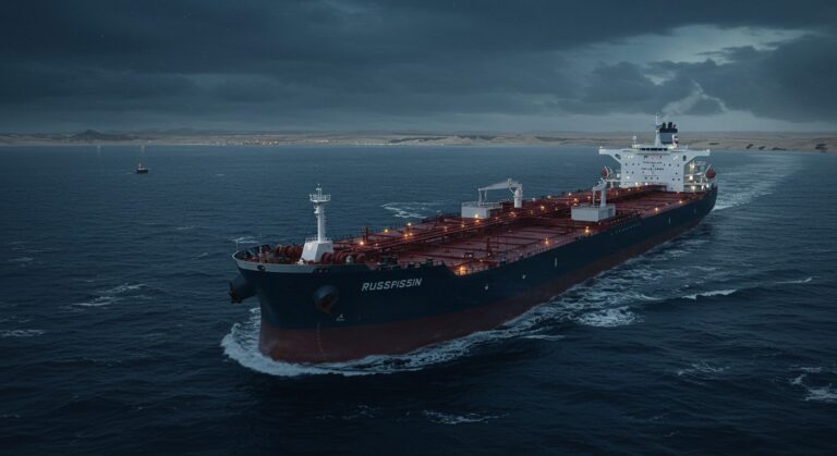 Flotte Fantôme Russe Pétrolier Reprend Route