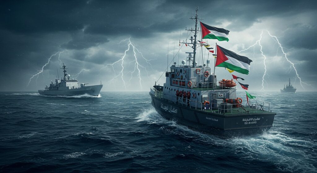Flottille pour Gaza : Tensions et Expulsions en Mer