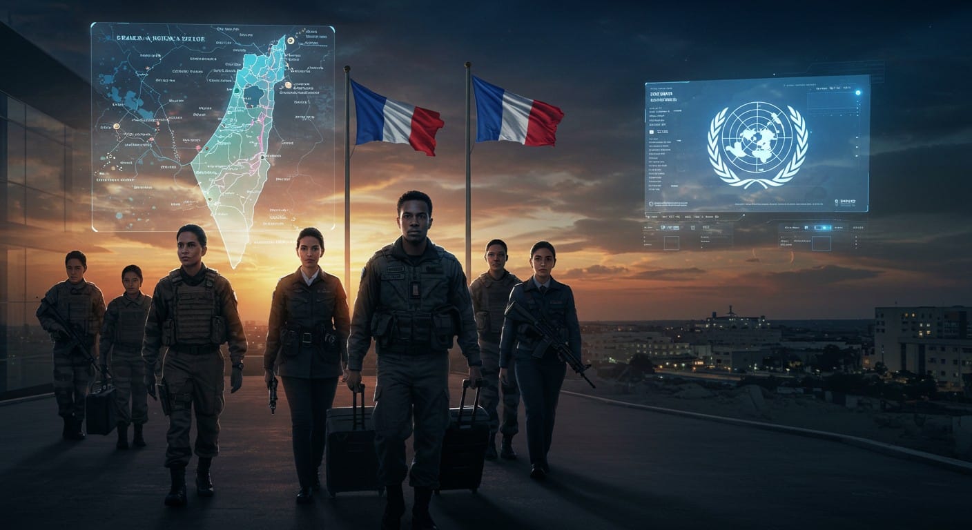 Découvrez comment la France déploie militaires et civils en Israël pour un plan de paix à Gaza. Analyse exclusive des enjeux diplomatiques et de la force multinationale en préparation.
