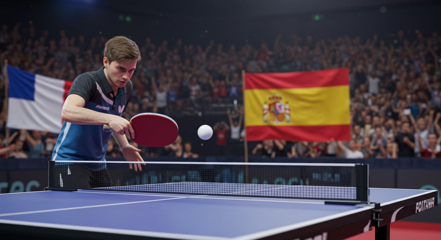 Les frères Lebrun mènent la France face à l’Espagne au Championnat d’Europe de tennis de table 2025. À quelle heure et sur quelle chaîne ? Découvrez tout !