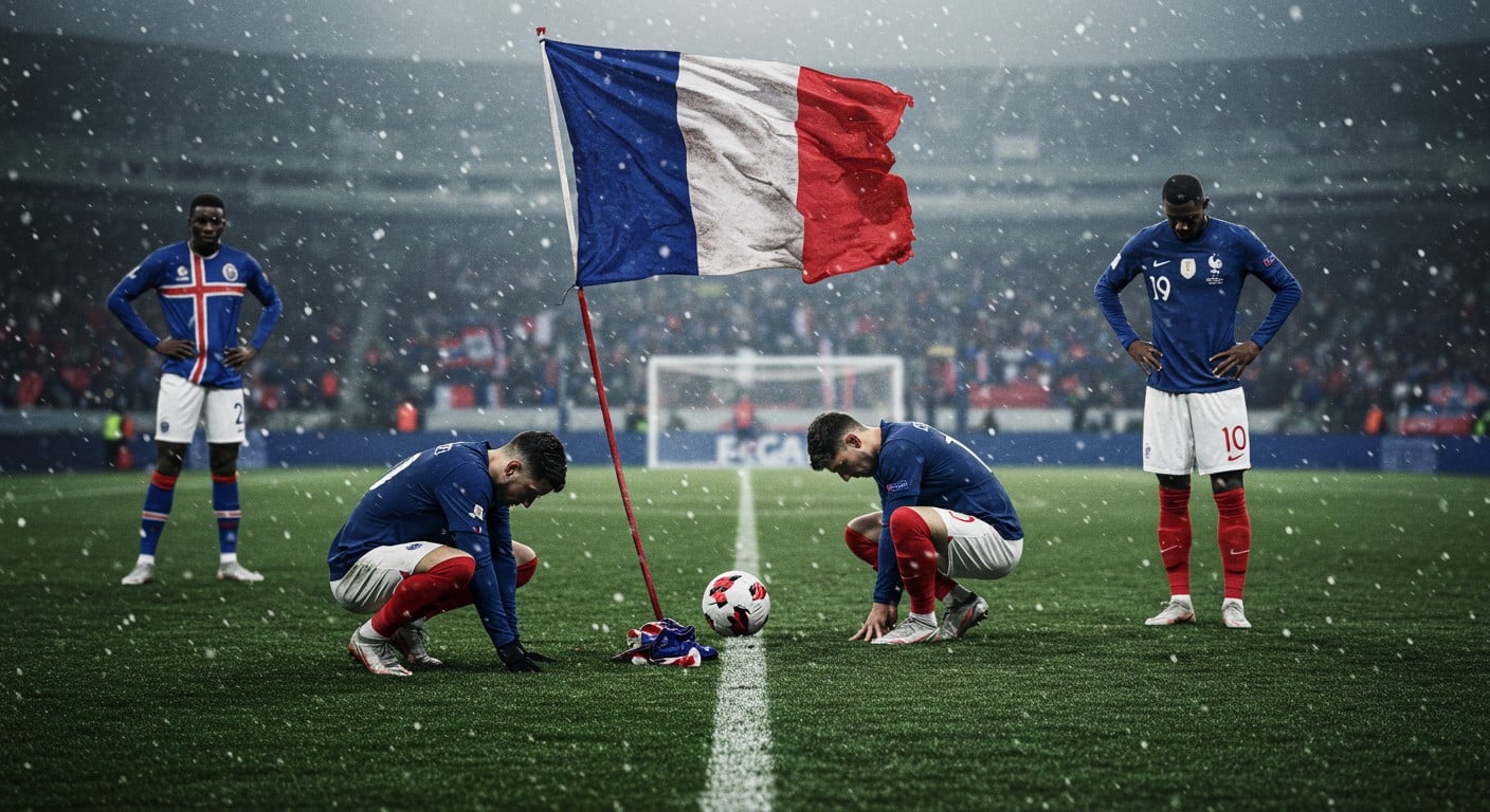 Découvrez l'analyse du nul frustrant de la France en Islande (2-2) pour les qualifs CM 2026. Manque d'inspiration, erreurs défensives : les Bleus attendent novembre pour briller. Changements nécessaires ?