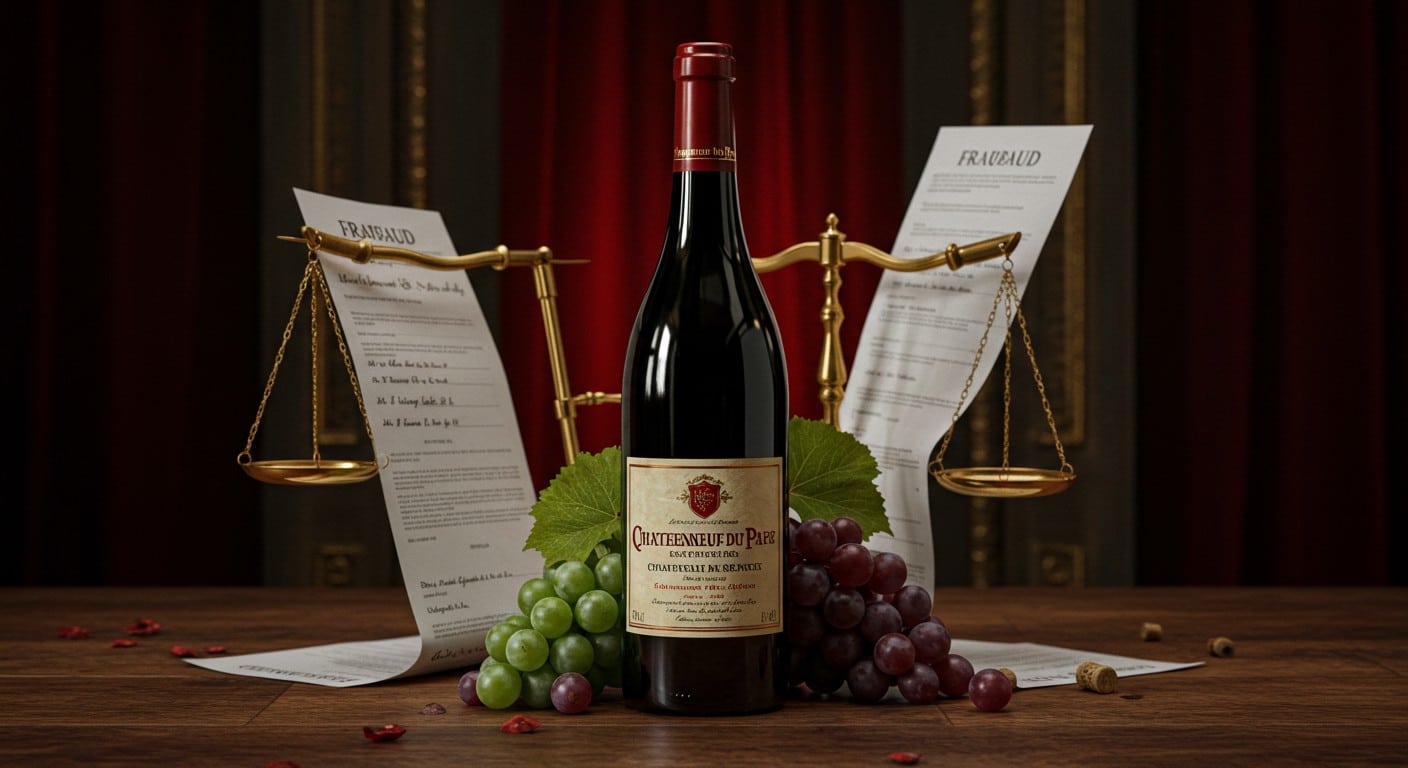 Une escroquerie massive dans le vin : des millions d’euros de préjudice avec du Châteauneuf-du-Pape frelaté. Découvrez les détails de ce scandale viticole.