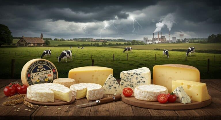 Fromages AOP : Menacés par Climat et Industriels ?