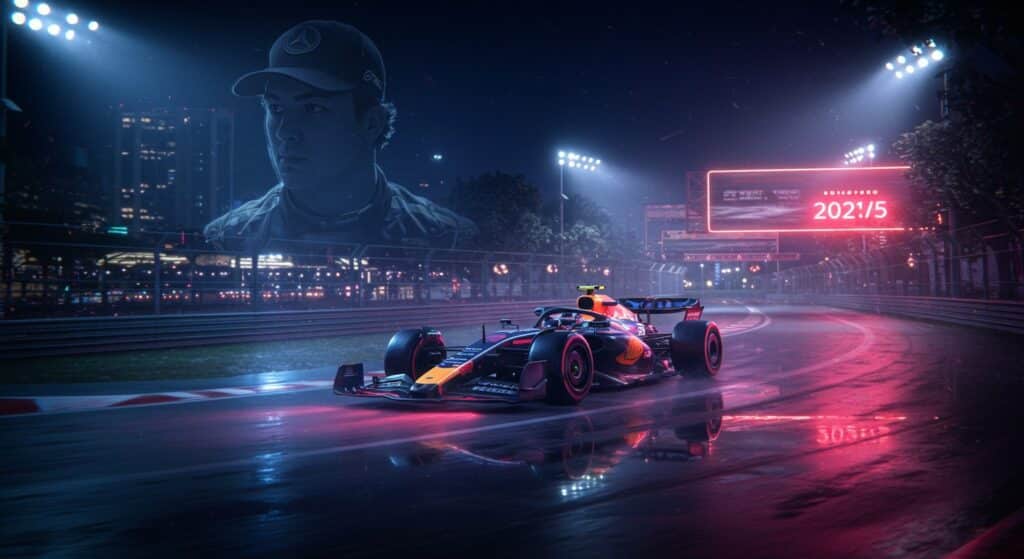 GP de Singapour 2025 : Russell en Pole, Hadjar Brille