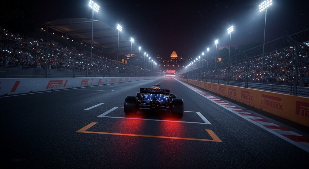 GP Singapour 2025 : Russell Brille, Gasly en Difficulté