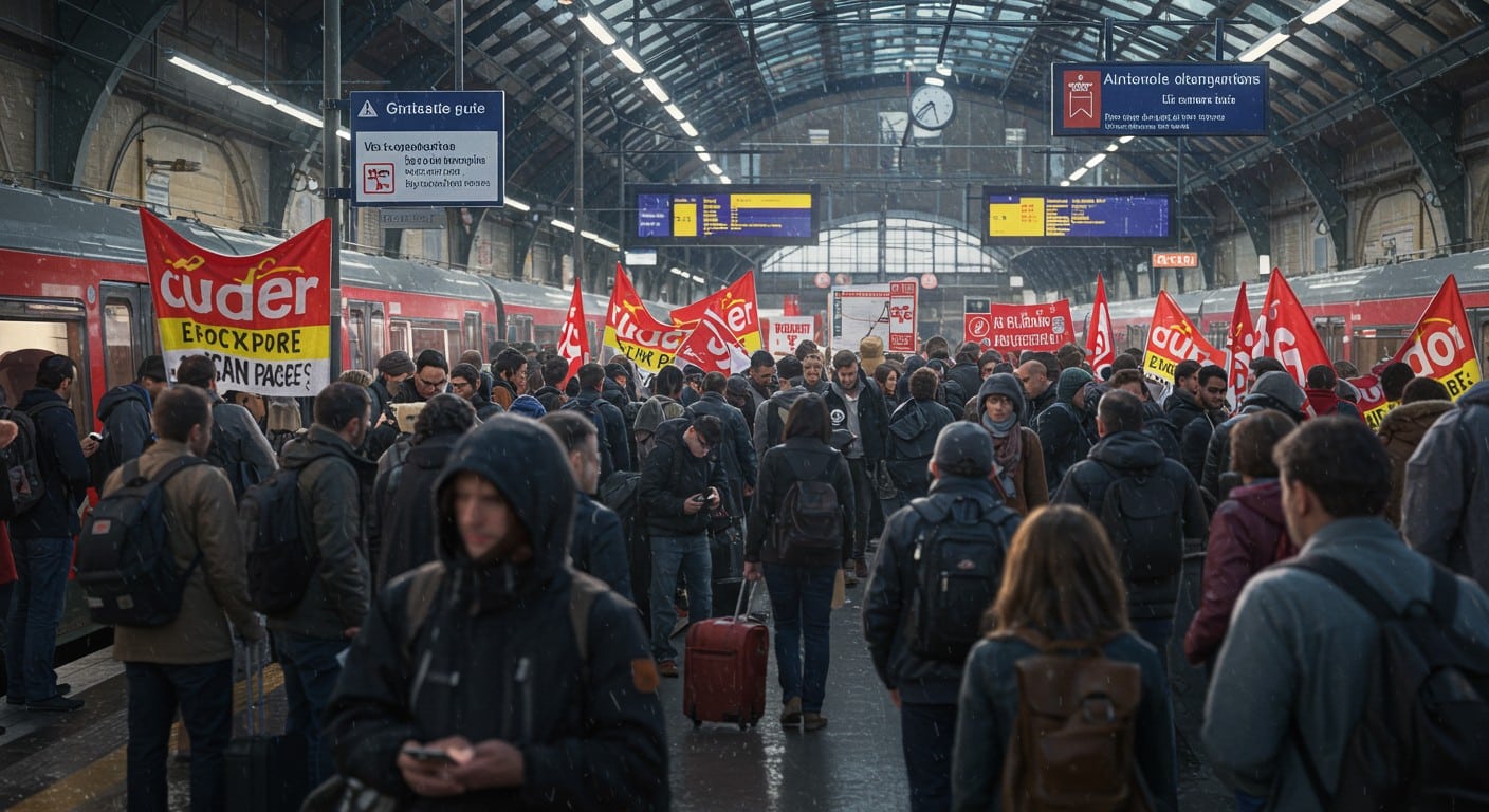 Grève du 2 octobre : découvrez les perturbations sur TGV, RER, métros et Transiliens en Île-de-France et en régions. Planifiez vos trajets !