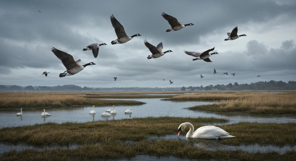 Grippe Aviaire Menace les Bernaches du Morbihan