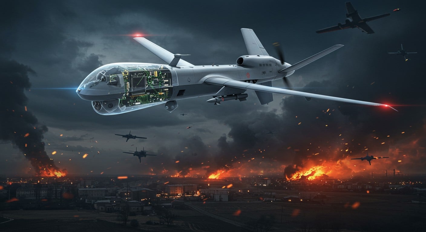 Les drones et missiles russes utilisent des composants étrangers. Comment ces technologies arrivent-elles à Moscou ? Découvrez les enjeux géopolitiques.