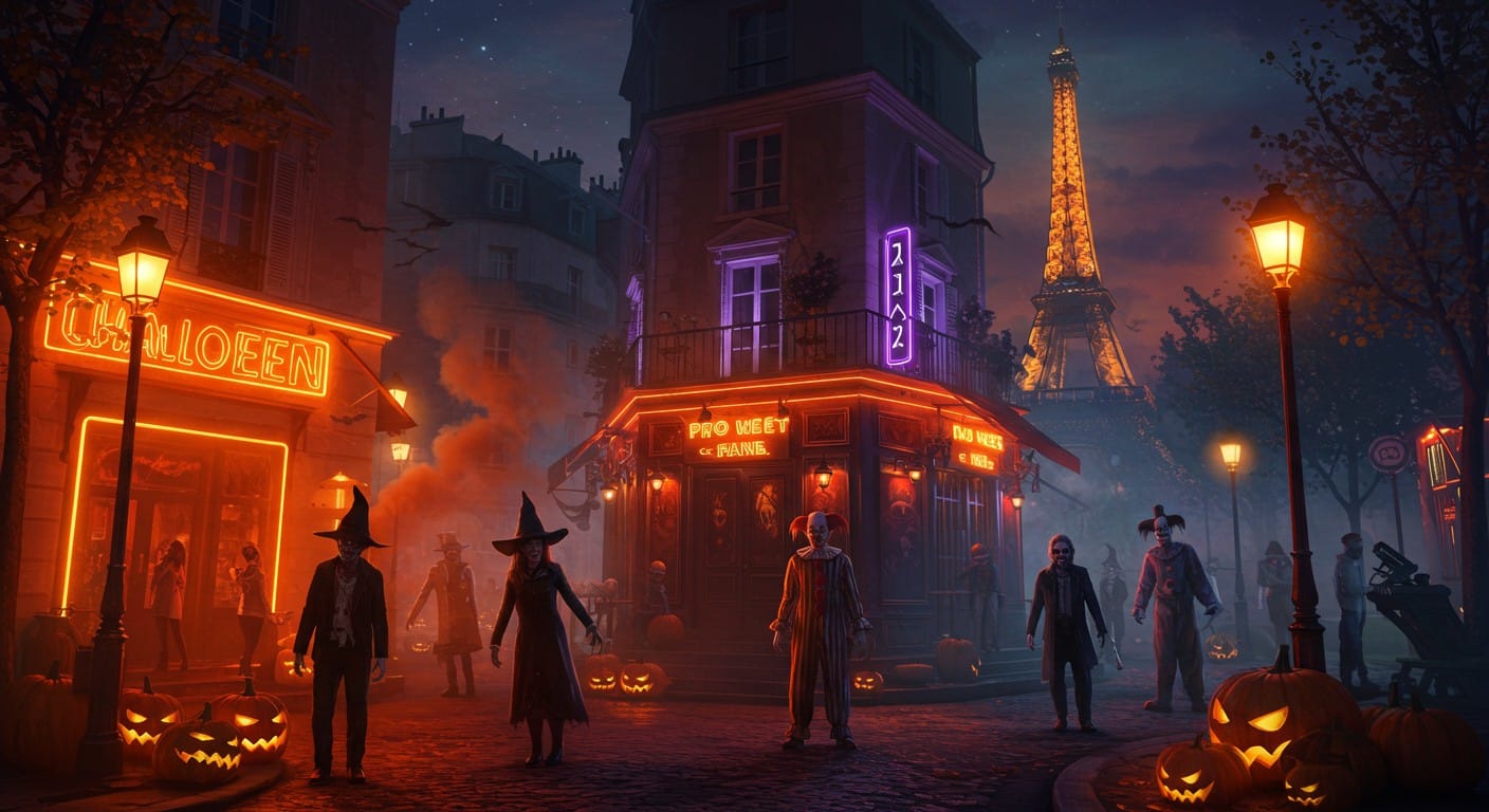 Découvrez les meilleures soirées Halloween 2025 à Paris et en France : clubs hantés, festivals techno, films d'horreur, parAnalysant la requête- La demande porte sur la génération d'un article de blog en français concernant les soirées Halloween 2025 à Paris et en France, basé sur un contenu fourni. cs d'attractions. Idées pour une nuit inoubliable !