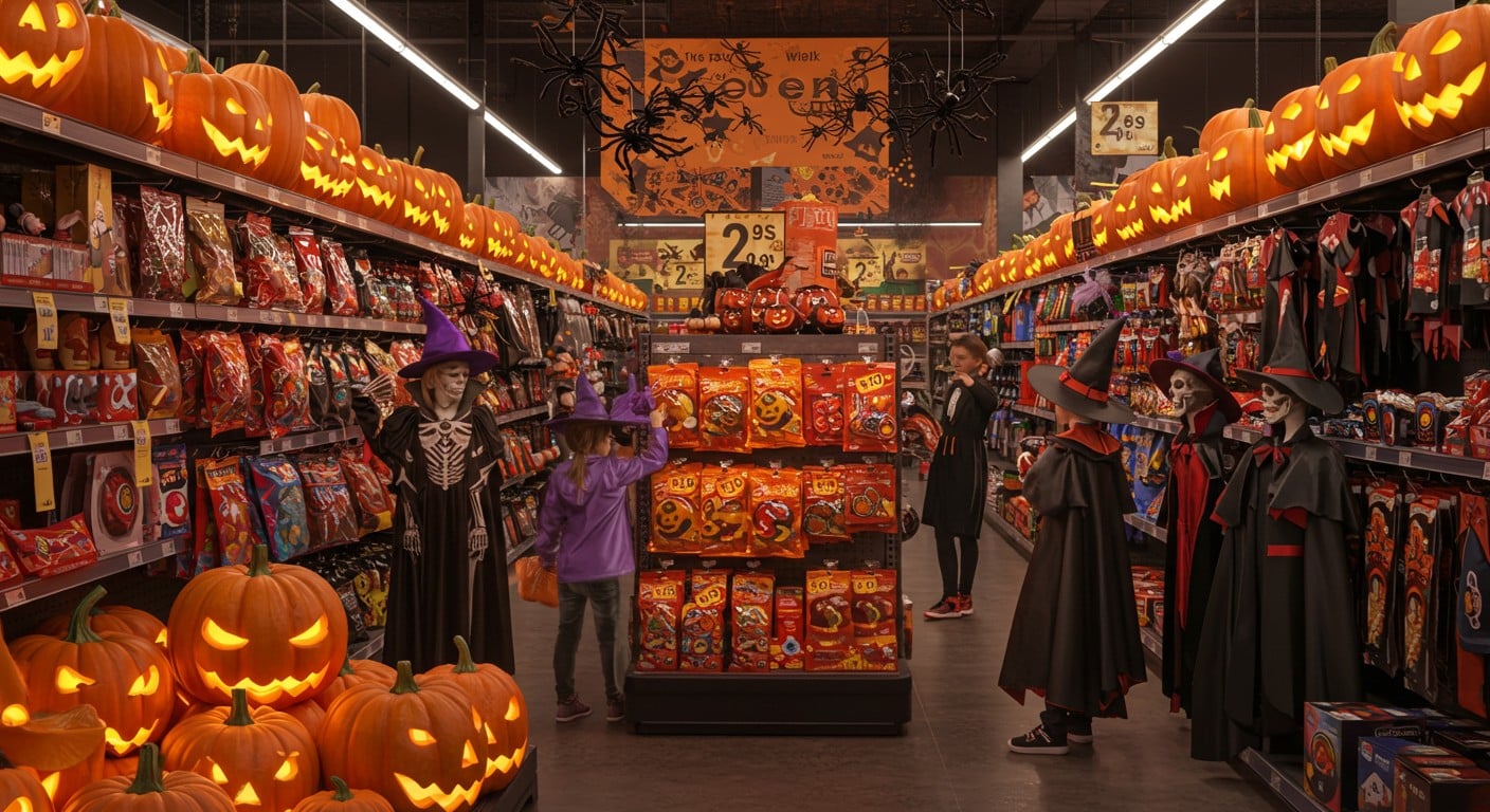 Découvrez comment Halloween booste les ventes de bonbons, déguisements et décorations. Une fête qui relance l'économie avec un budget moyen de 85€ par foyer. Plongez dans ce phénomène !