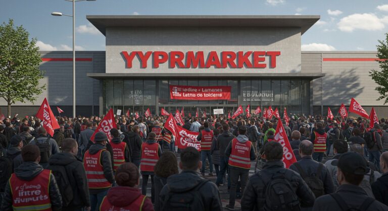 Hauts-de-Seine : Grève Surprise Paralysant un Hypermarché