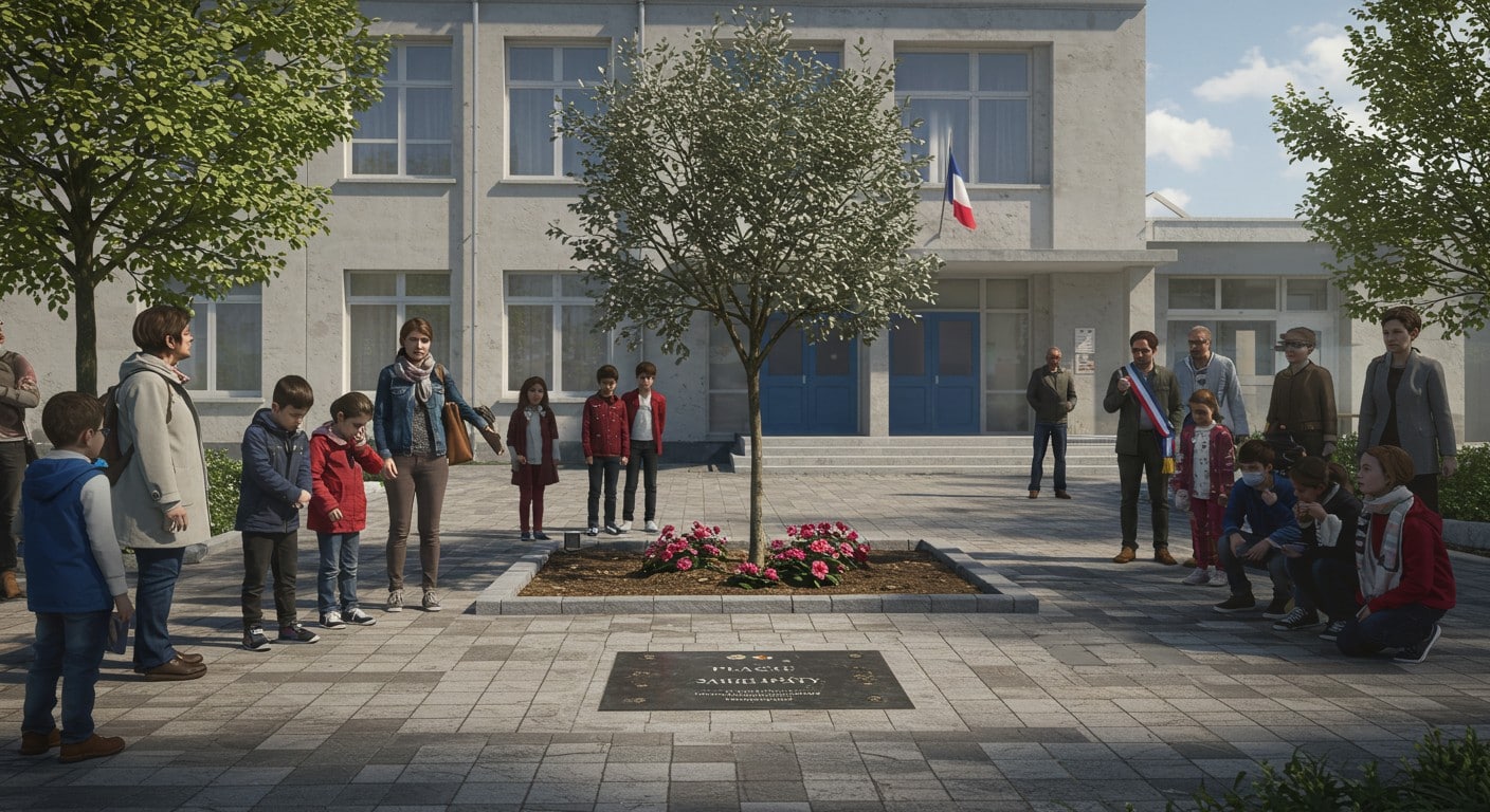 À Gonesse, la sœur de Samuel Paty inaugure une place en son honneur, appelant à la mémoire et à la vigilance. Un geste poignant pour la laïcité et l'éducation, cinq ans après l'assassinat du professeur.