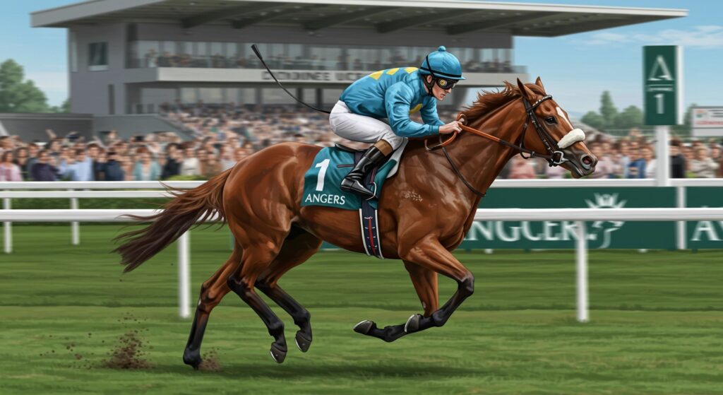 Hymne du Gers Brille au Quinté d’Angers : Retour Gagnant