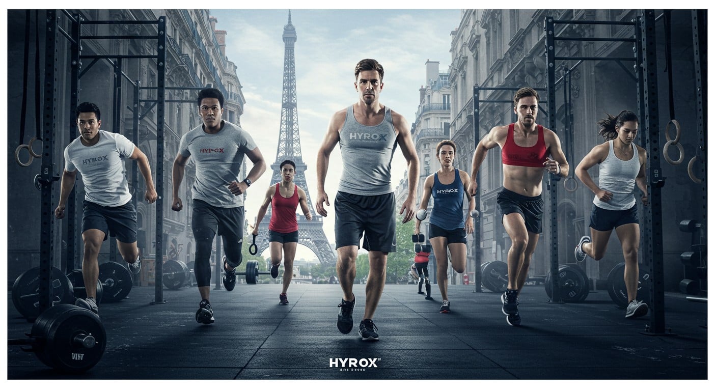 Découvrez l’Hyrox, le sport mêlant running et fitness qui séduit Paris en 2025. Ambiance, dépassement de soi et témoignages : plongez dans l’événement !
