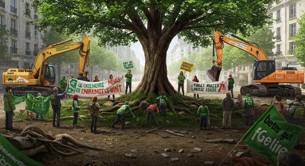 Île-de-France : Les Militants Sauvent les Arbres