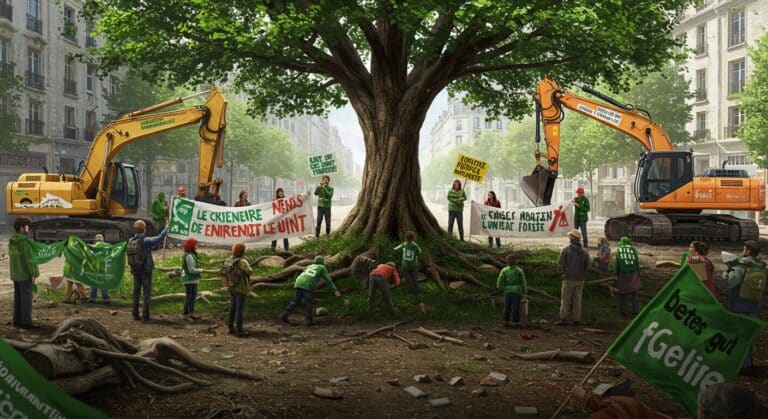 Île-de-France : Les Militants Sauvent les Arbres