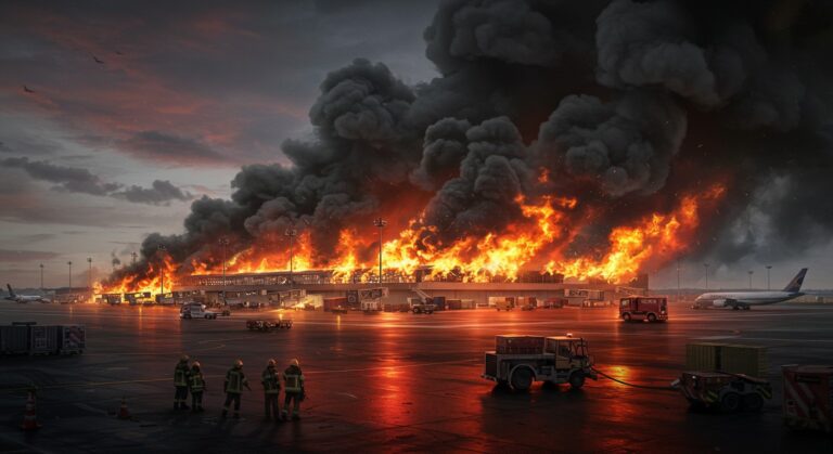 Incendie à l’Aéroport de Dacca : Vols Suspendus, Chaos Aérien