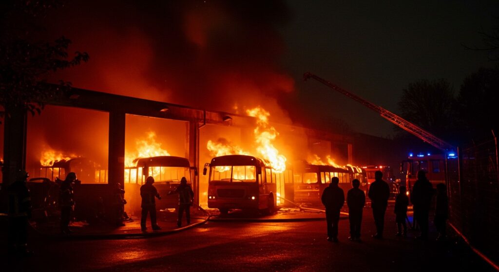 Incendie de Bus à Rambouillet : Chaos dans les Transports Scolaires