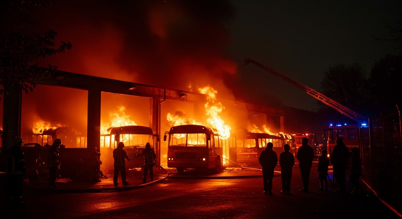 Six bus incendiés à Rambouillet perturbent le ramassage scolaire. Quelles causes et solutions ? Découvrez l’impact sur les familles et les enquêtes en cours.