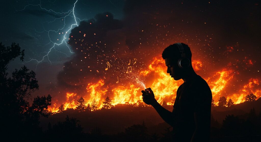 Incendie Dévastateur Los Angeles Inspiré Rap Français