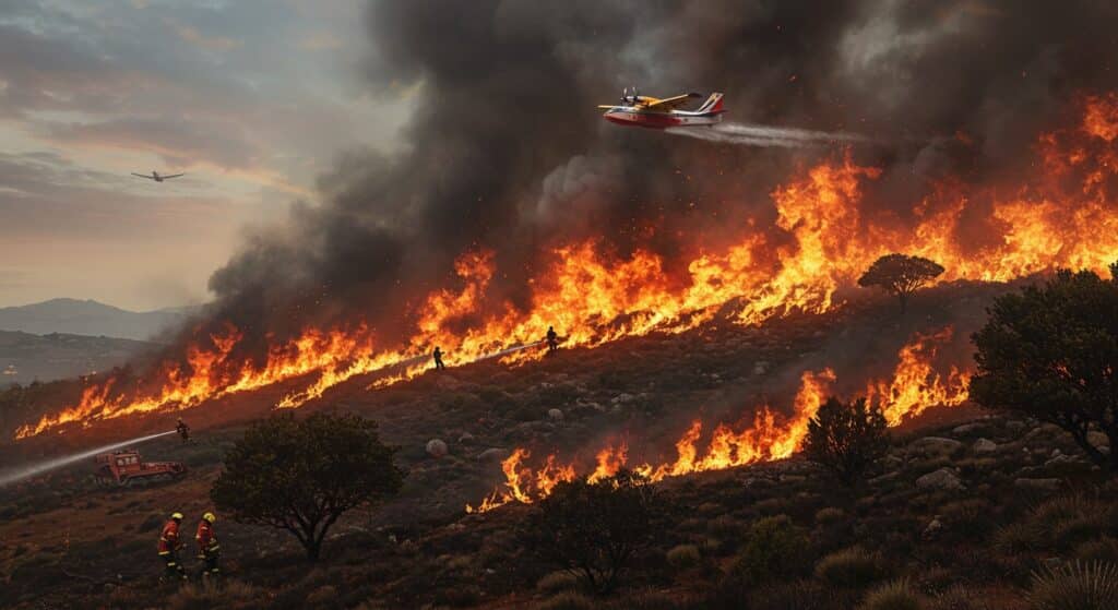 Incendies en Corse : 175 Hectares Dévastés Près de Saint-Florent