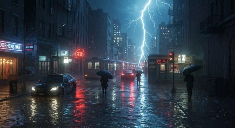 Inondations à Brooklyn : Pluies Torrentielles Paralysent New York