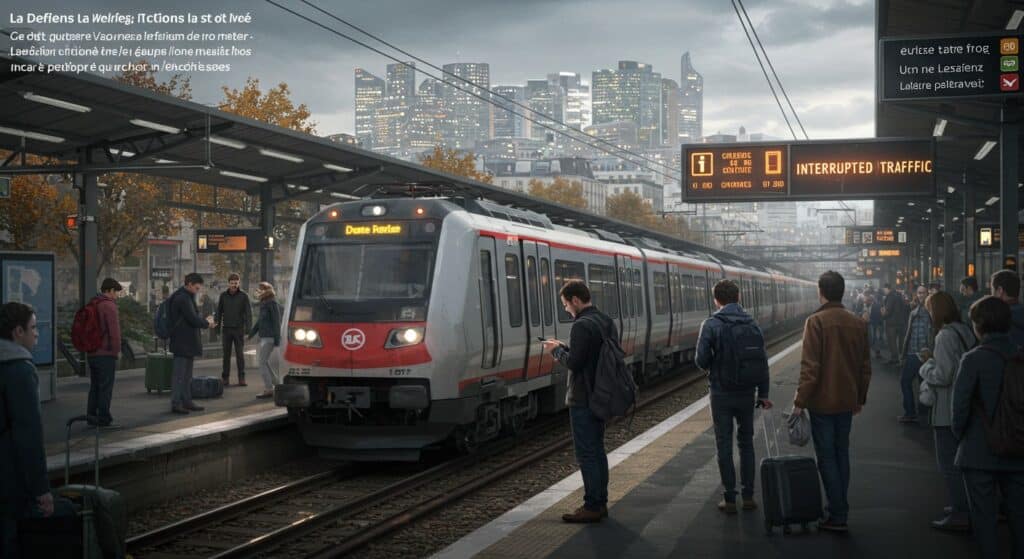 Interruption Ligne L : Trafic Bloqué à La Défense