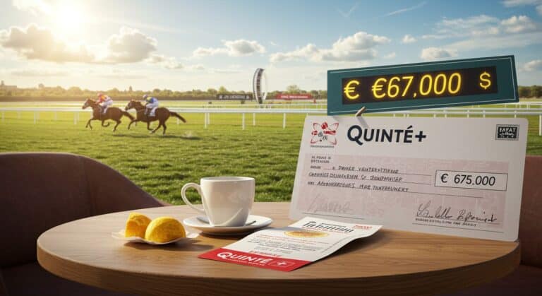 Jackpot de 675 000 € pour 2 € : Coup de Chance au Quinté