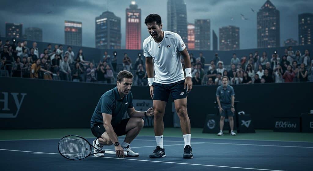 Jannik Sinner Abandonne à Shanghai : Crampes Fatales